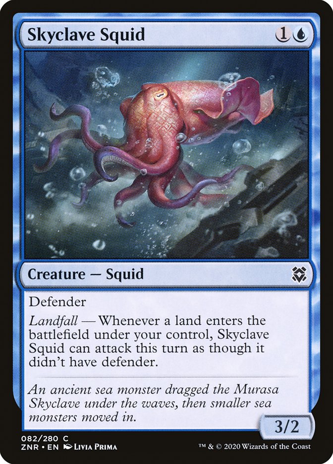 Skyclave Squid 82/280 (Zendikar Rising)  - Foil | Chromatic Games