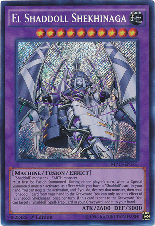 El Shaddoll Shekhinaga [MP15-EN161] Secret Rare | Chromatic Games