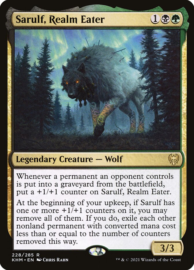 Sarulf, Realm Eater 228/285 (Kaldheim)  | Chromatic Games