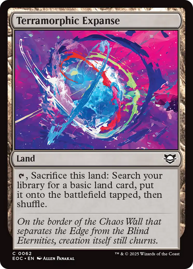 Terramorphic Expanse [Edge of Eternities Commander] | Chromatic Games