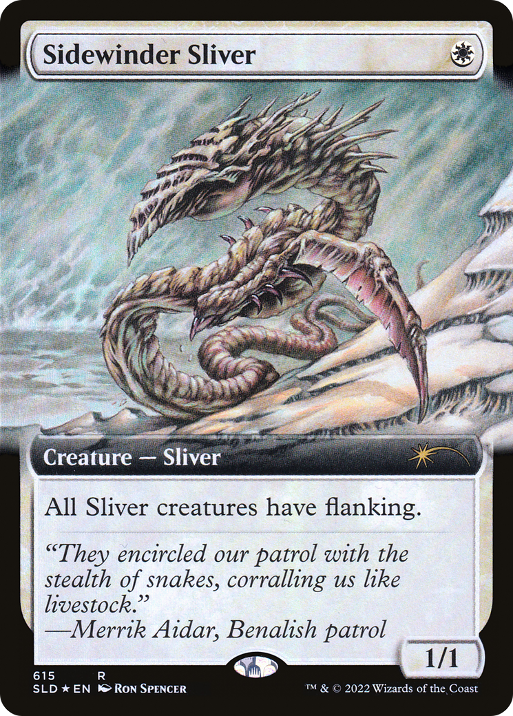 Sidewinder Sliver (Extended Art) [Secret Lair Drop Promos] | Chromatic Games