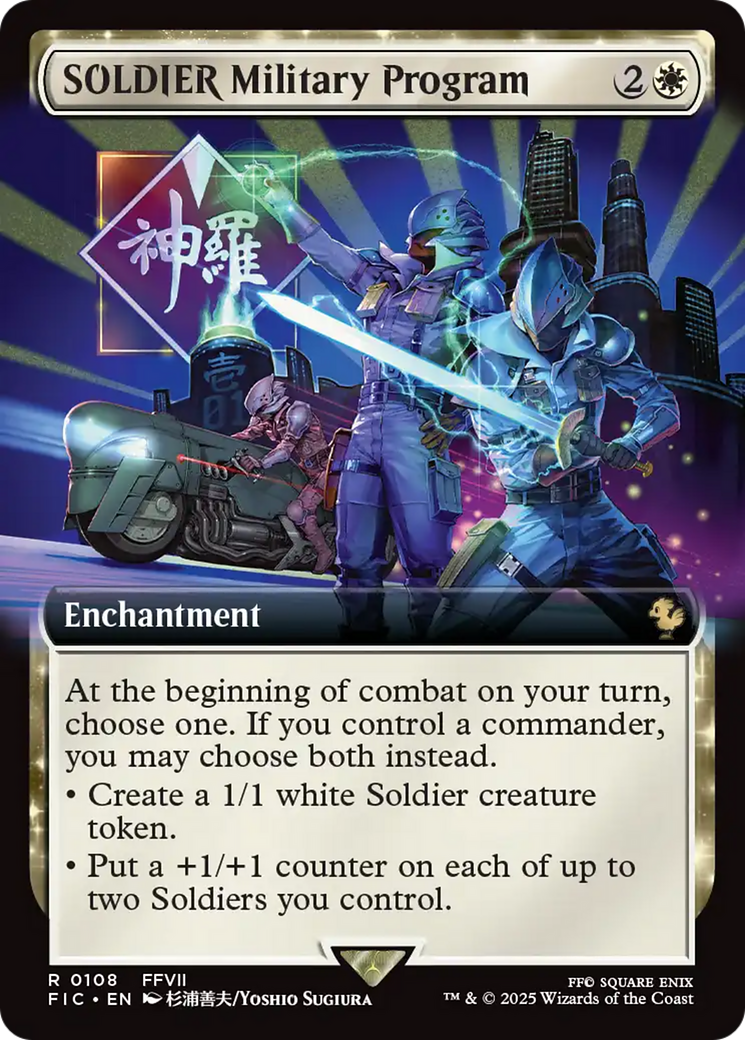 SOLDIER Military Program (Extended Art) [FINAL FANTASY Commander] | Chromatic Games