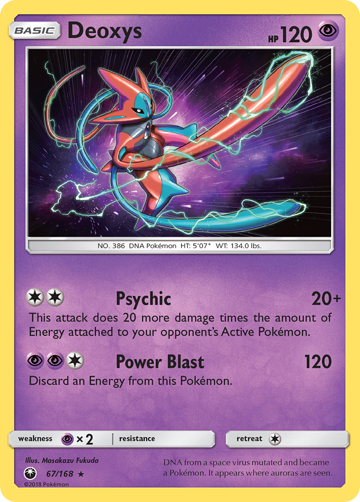 Deoxys (67/168) [Sun & Moon: Celestial Storm] | Chromatic Games