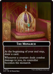Saproling // The Monarch Double-Sided Token [Lorwyn Eclipsed Tokens] | Chromatic Games
