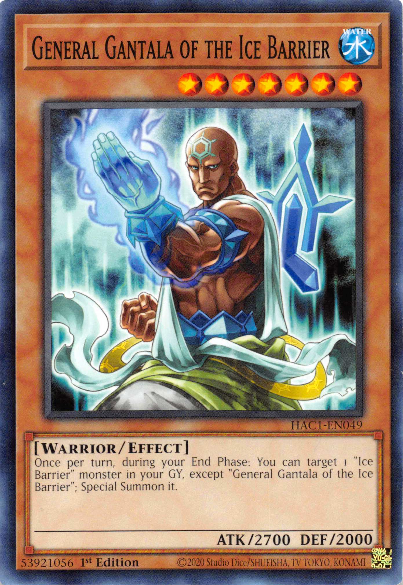General Gantala of the Ice Barrier [HAC1-EN049] Common | Chromatic Games