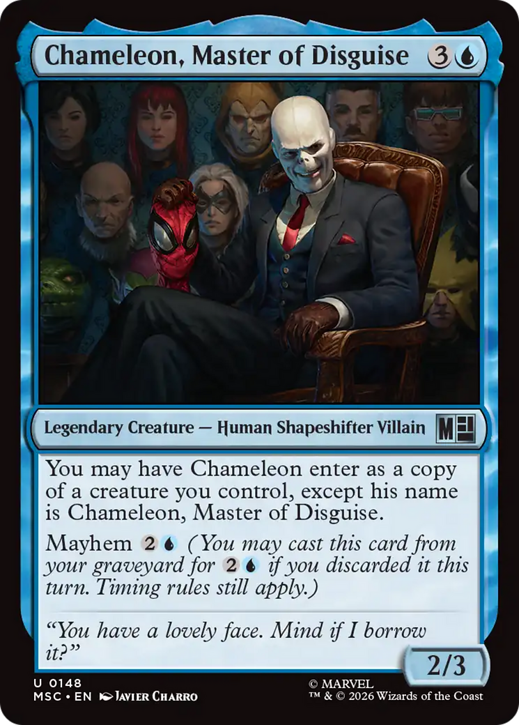 Chameleon, Master of Disguise (Surge Foil) [Marvel Super Heroes Commander] | Chromatic Games
