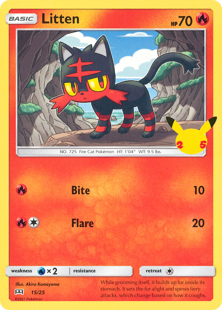 Litten (15/25) [McDonald's 25th Anniversary] | Chromatic Games