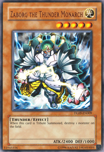 Zaborg the Thunder Monarch (Bronze) [DL09-EN009] Rare | Chromatic Games