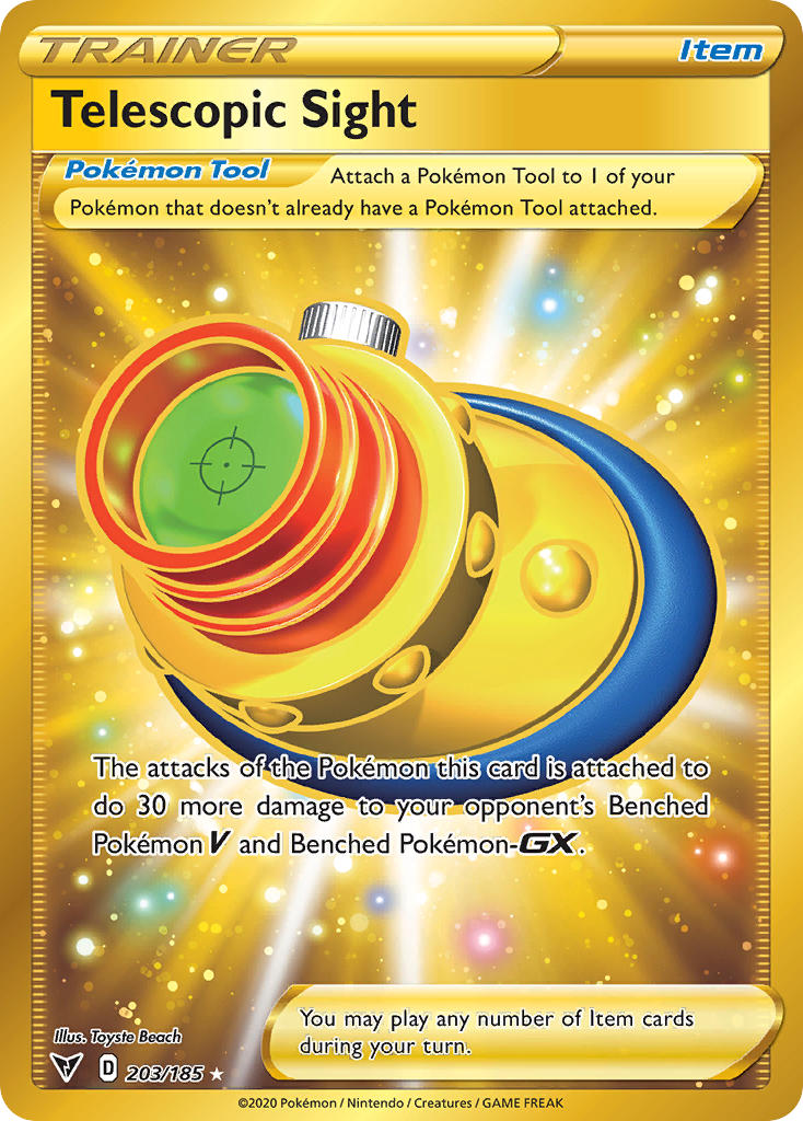 Telescopic Sight (203/185) [Sword & Shield: Vivid Voltage] | Chromatic Games