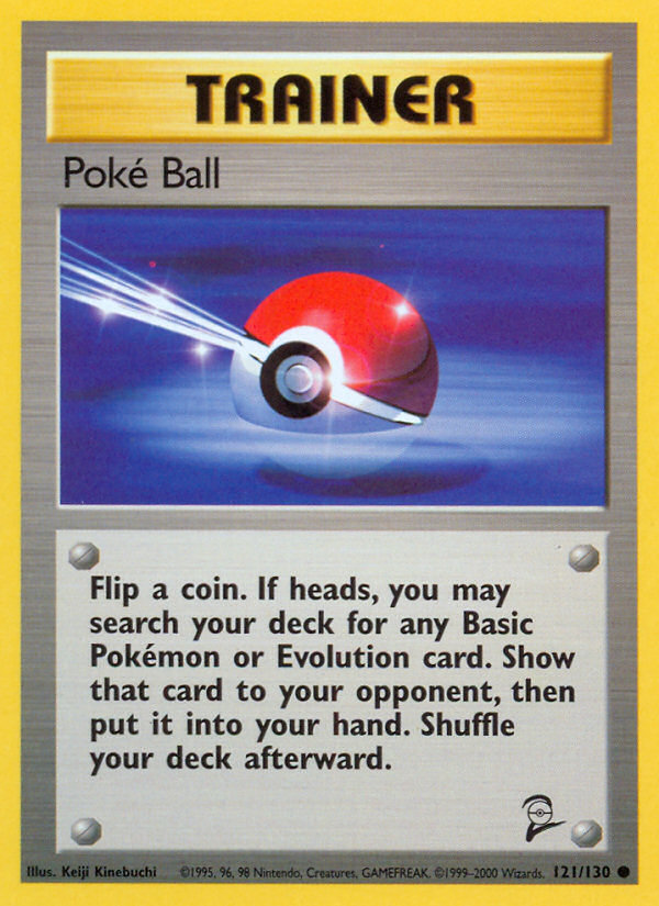 Poke Ball (121/130) [Base Set 2] | Chromatic Games