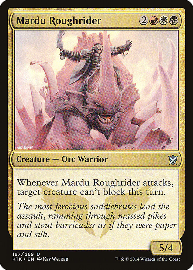 Mardu Roughrider 187/269 (Khans of Tarkir)  | Chromatic Games