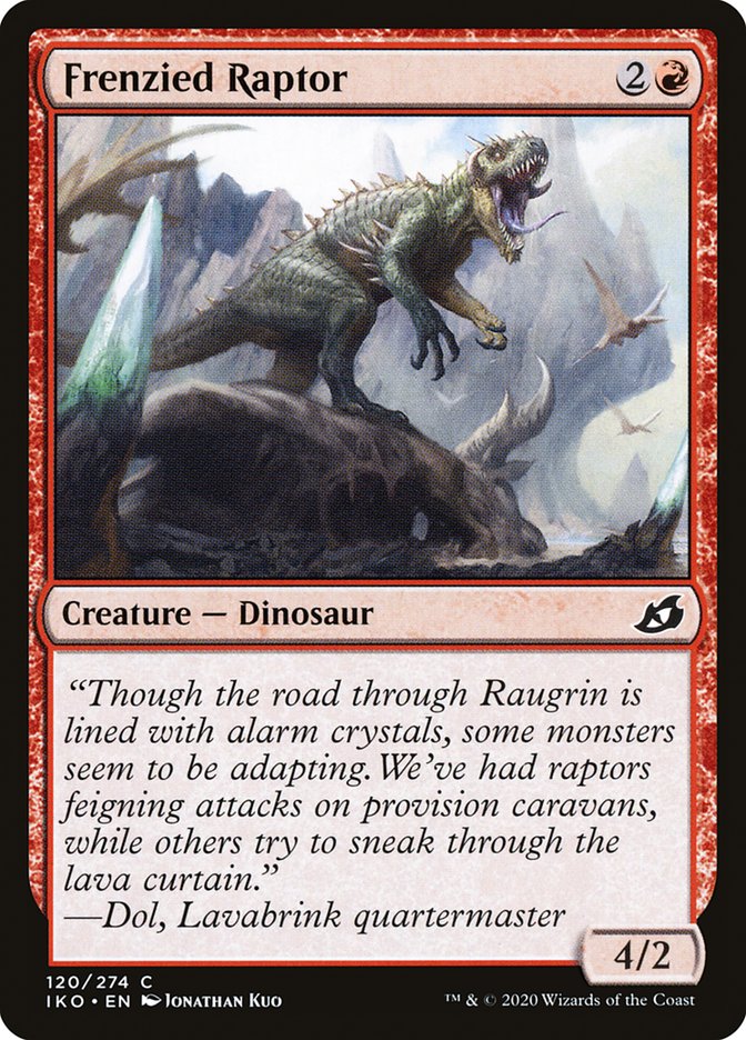Frenzied Raptor 120/274 (Ikoria: Lair of Behemoths)  | Chromatic Games