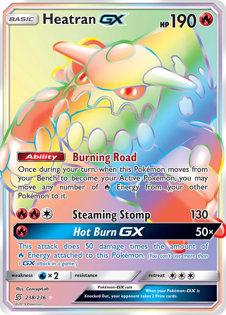 Heatran GX (238/236) [Sun & Moon: Unified Minds] | Chromatic Games