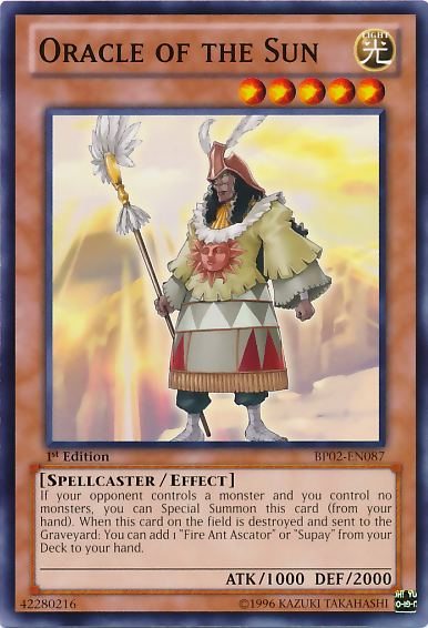 Oracle of the Sun [BP02-EN087] Common | Chromatic Games