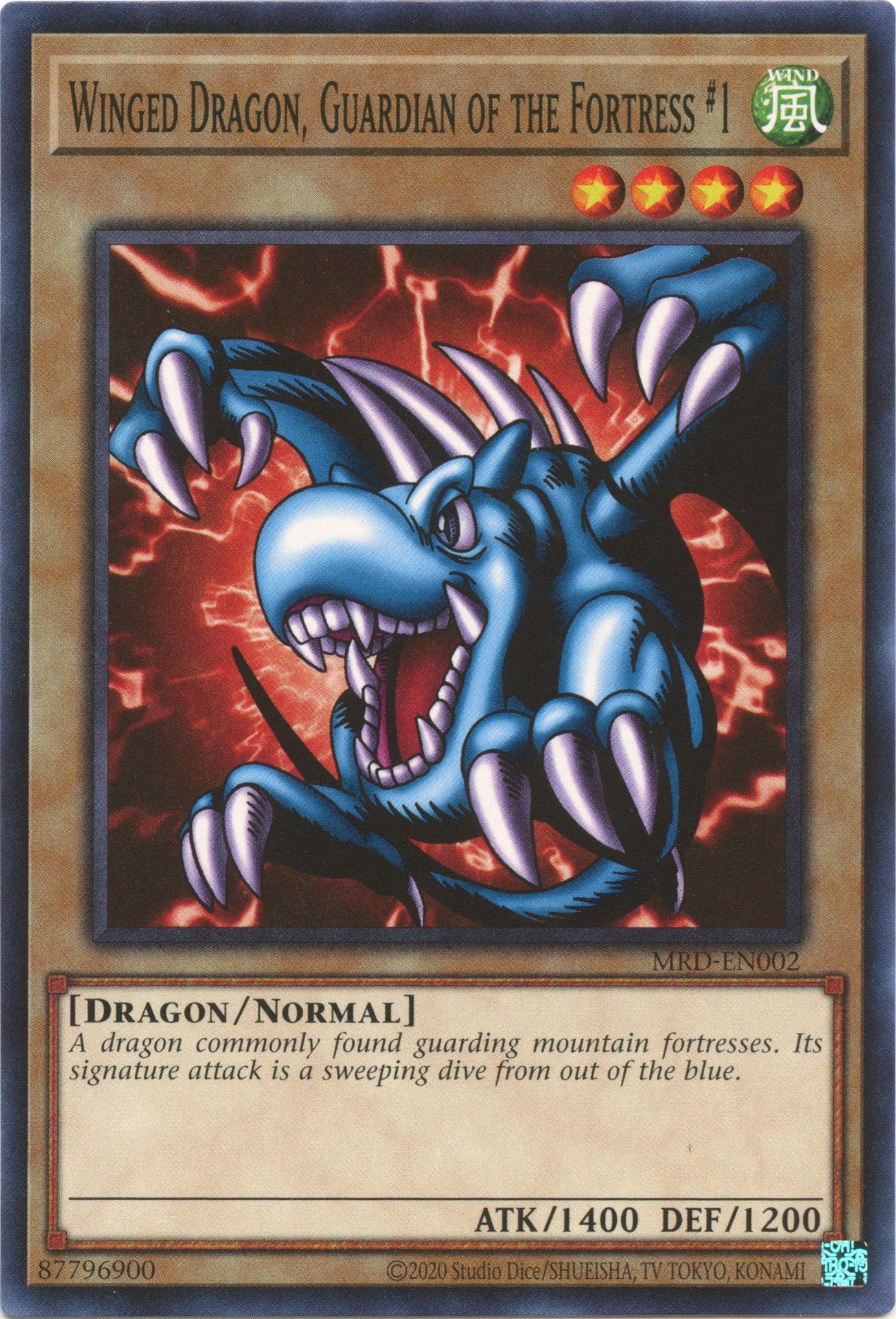 Winged Dragon, Guardian of the Fortress #1 (25th Anniversary) [MRD-EN002] Common | Chromatic Games