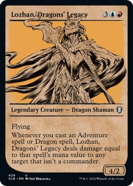 Lozhan Dragons Legacy Showcase 428 (Commander Legends: Battle for Baldur's Gate)  - Foil | Chromatic Games