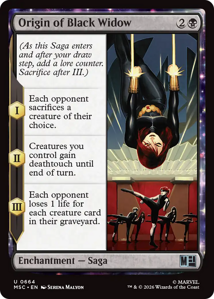 Origin of Black Widow [Marvel Super Heroes Commander] | Chromatic Games