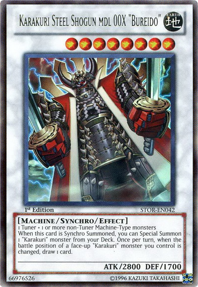 Karakuri Steel Shogun mdl 00X "Bureido" [STOR-EN042] Ultra Rare | Chromatic Games