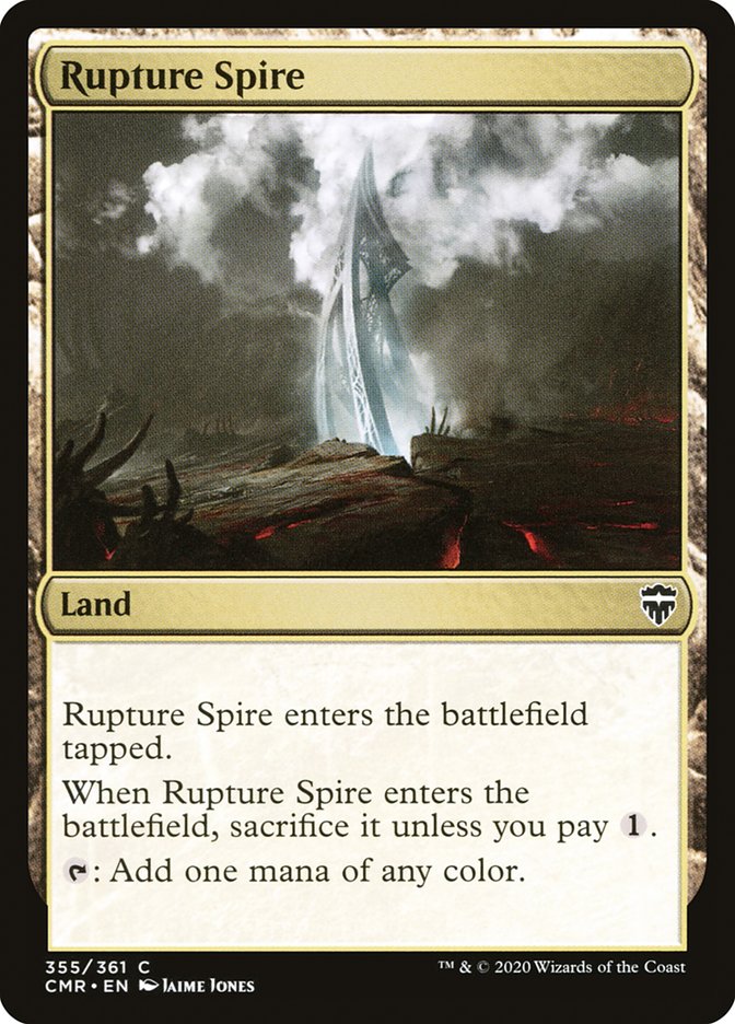 Rupture Spire 355 (Commander Legends)  | Chromatic Games
