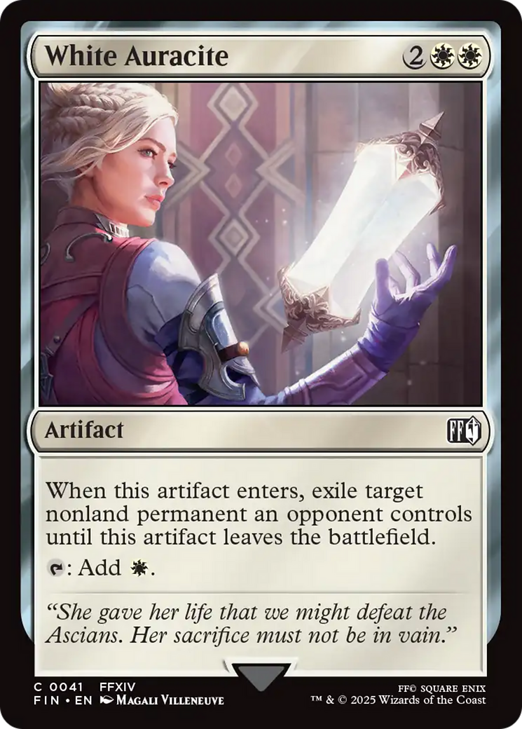 White Auracite [FINAL FANTASY] | Chromatic Games