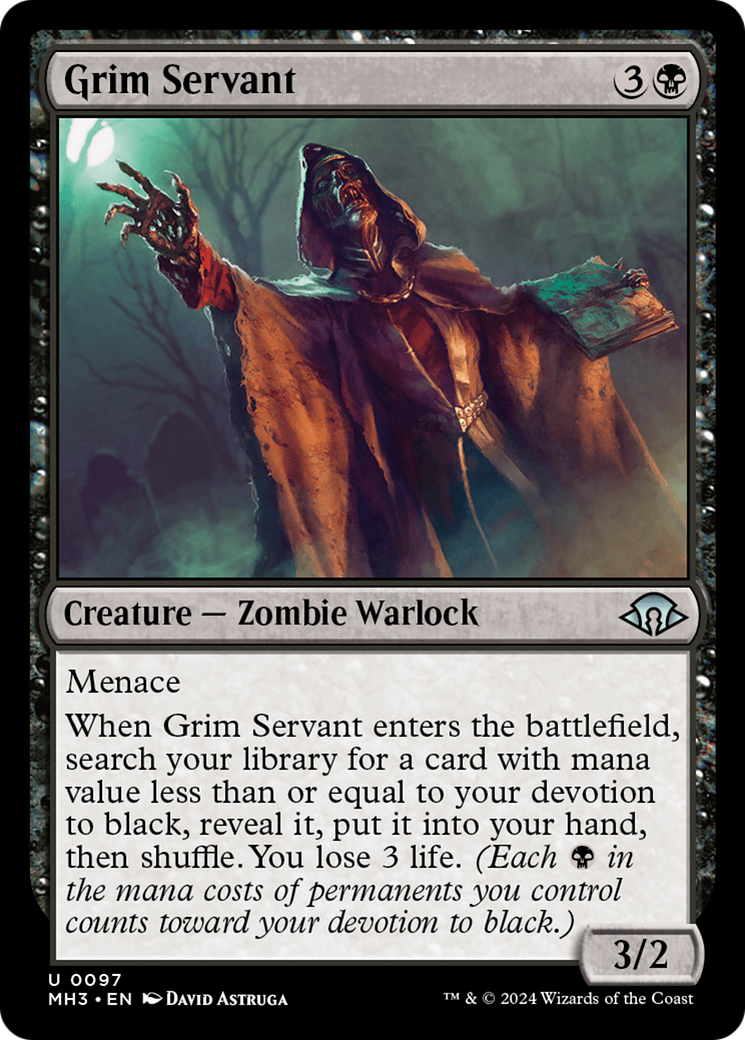 Grim Servant [Modern Horizons 3] | Chromatic Games