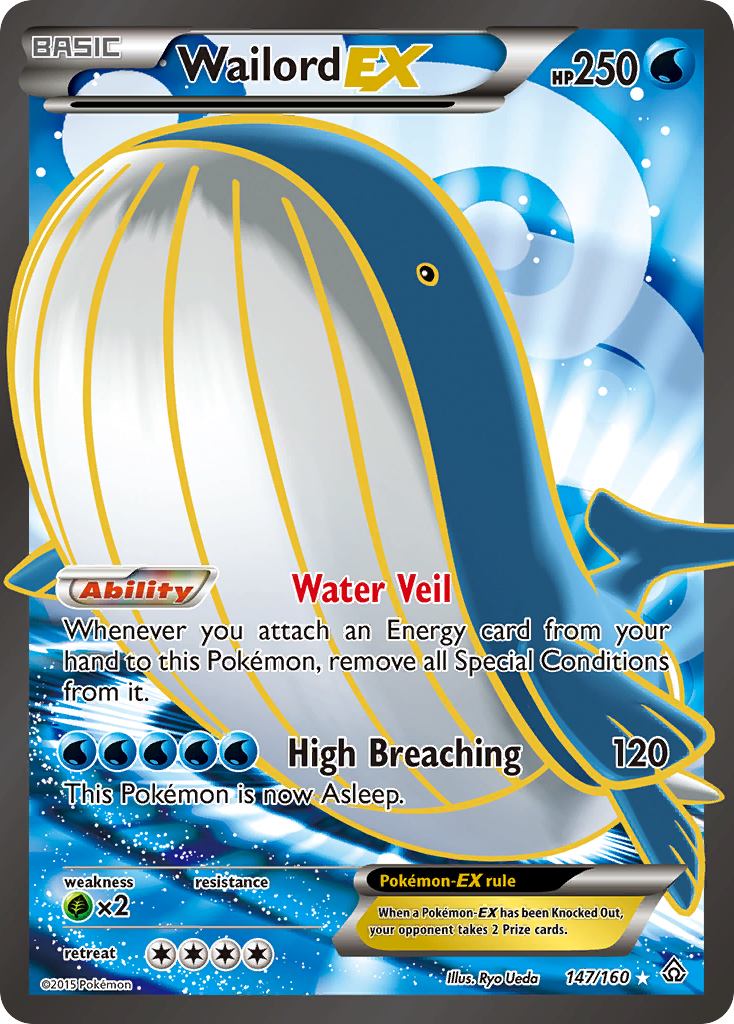 Wailord EX (147/160) [XY: Primal Clash] | Chromatic Games