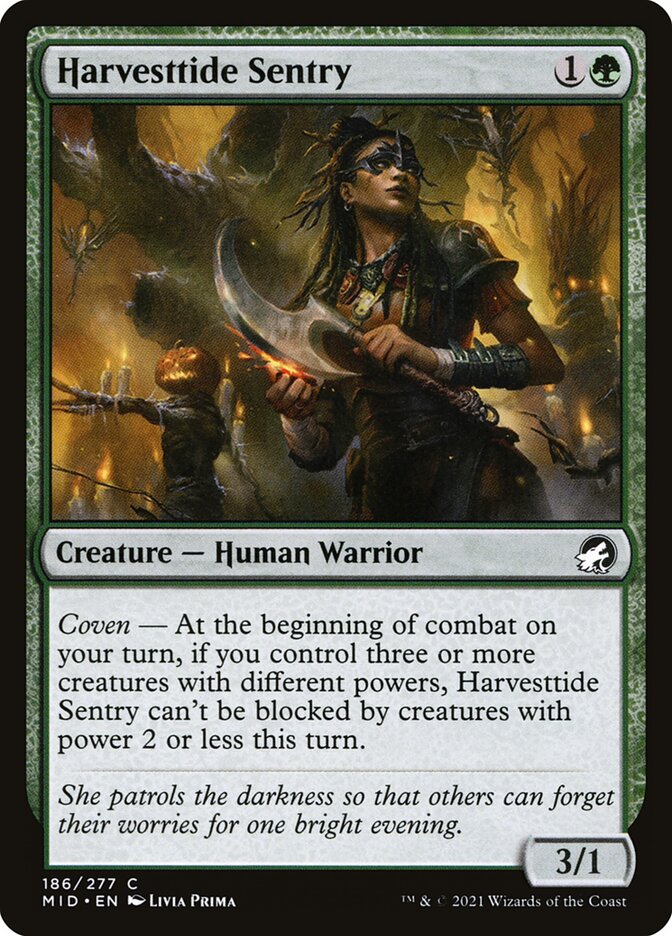 Harvesttide Sentry 186/277 (Innistrad: Midnight Hunt)  - Foil | Chromatic Games