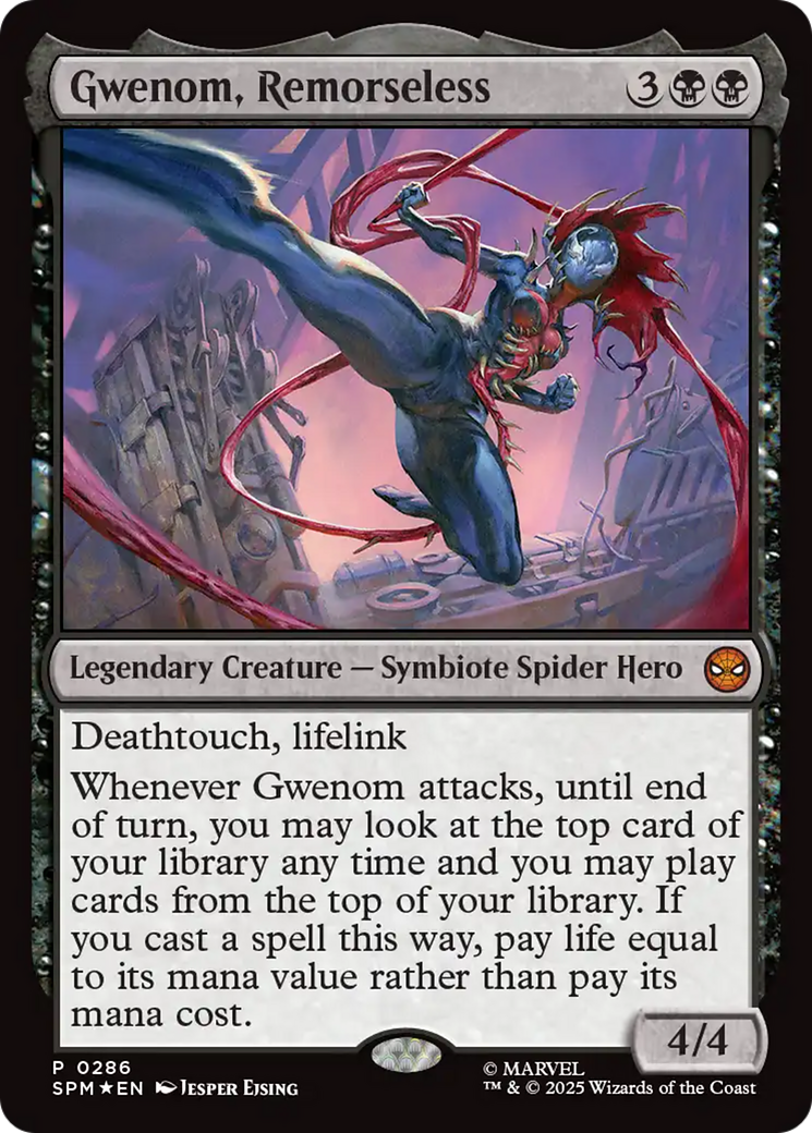 Gwenom, Remorseless [Marvel's Spider-Man Promos] | Chromatic Games