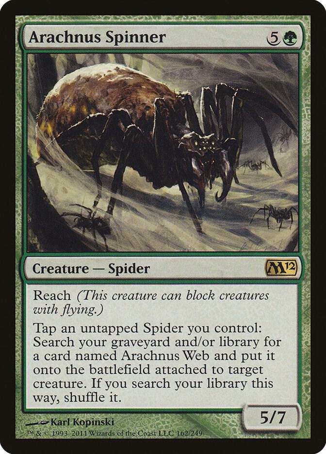 Arachnus Spinner 162/249 (Magic 2012 (M12))  | Chromatic Games