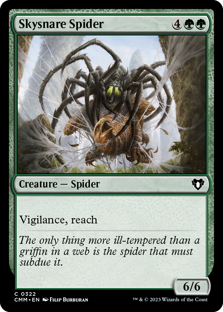 Skysnare Spider [Commander Masters] | Chromatic Games