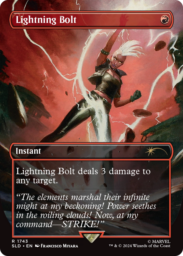 Lightning Bolt (1743) (Rainbow Foil) [Secret Lair Drop Series] | Chromatic Games