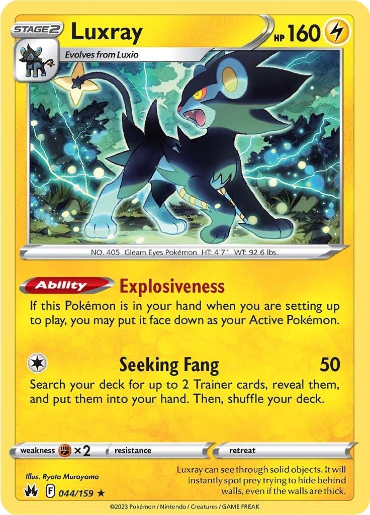 Luxray (044/159) (44) [Sword & Shield: Crown Zenith] | Chromatic Games