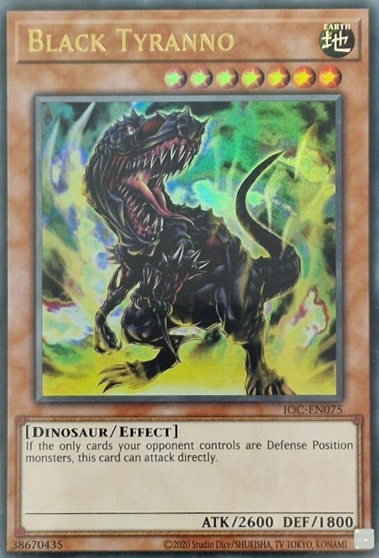 Black Tyranno (25th Anniversary) [IOC-EN075] Ultra Rare | Chromatic Games