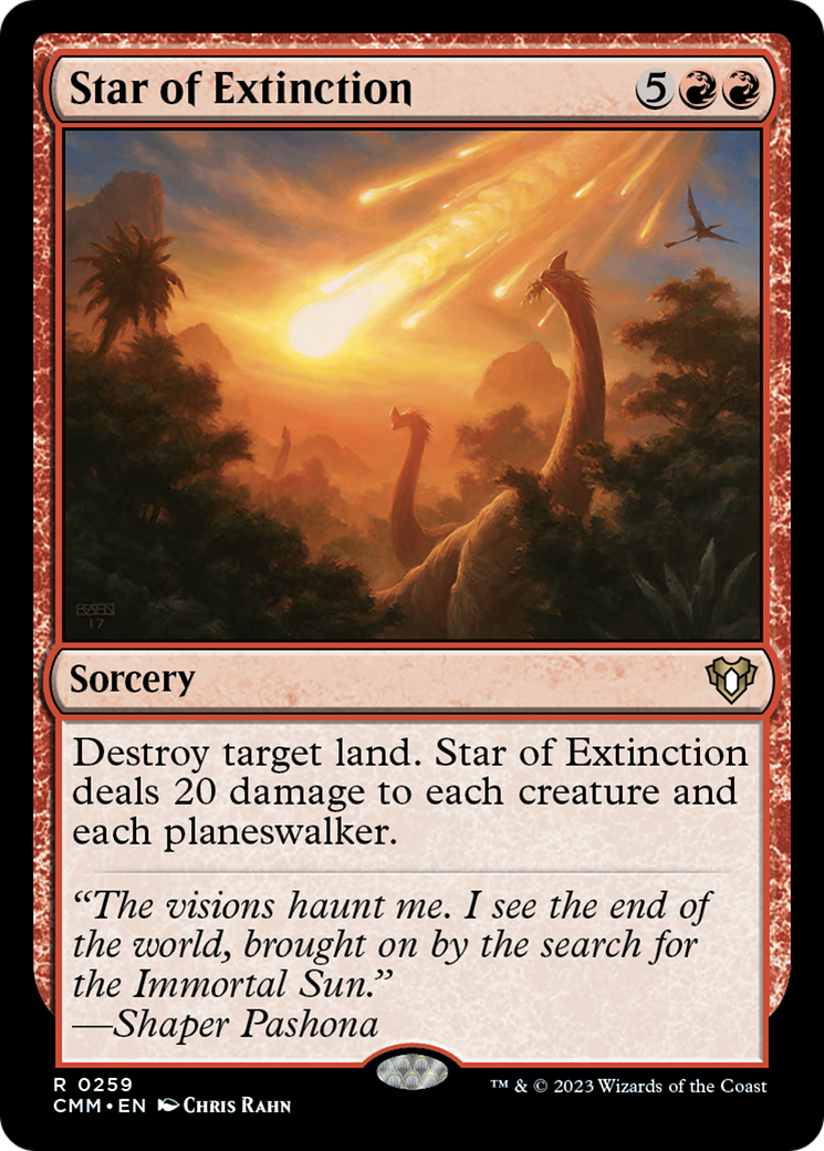 Star of Extinction [Commander Masters] | Chromatic Games