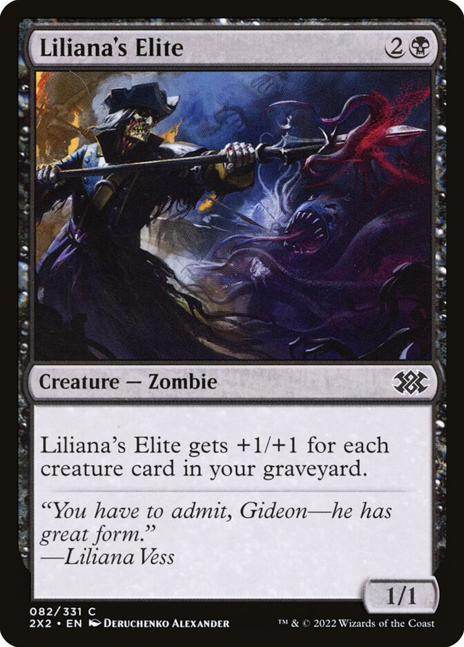 Liliana's Elite 82/331 (Double Masters 2022)  - Foil | Chromatic Games
