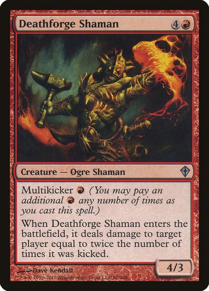 Deathforge Shaman 80/145 (Worldwake)  | Chromatic Games