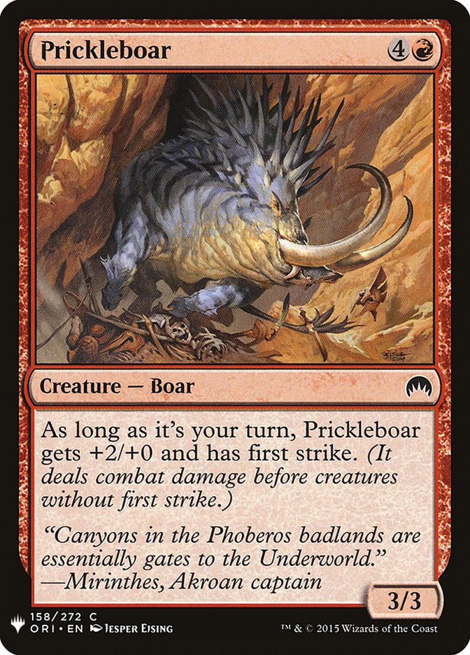 Prickleboar [Mystery Booster] | Chromatic Games