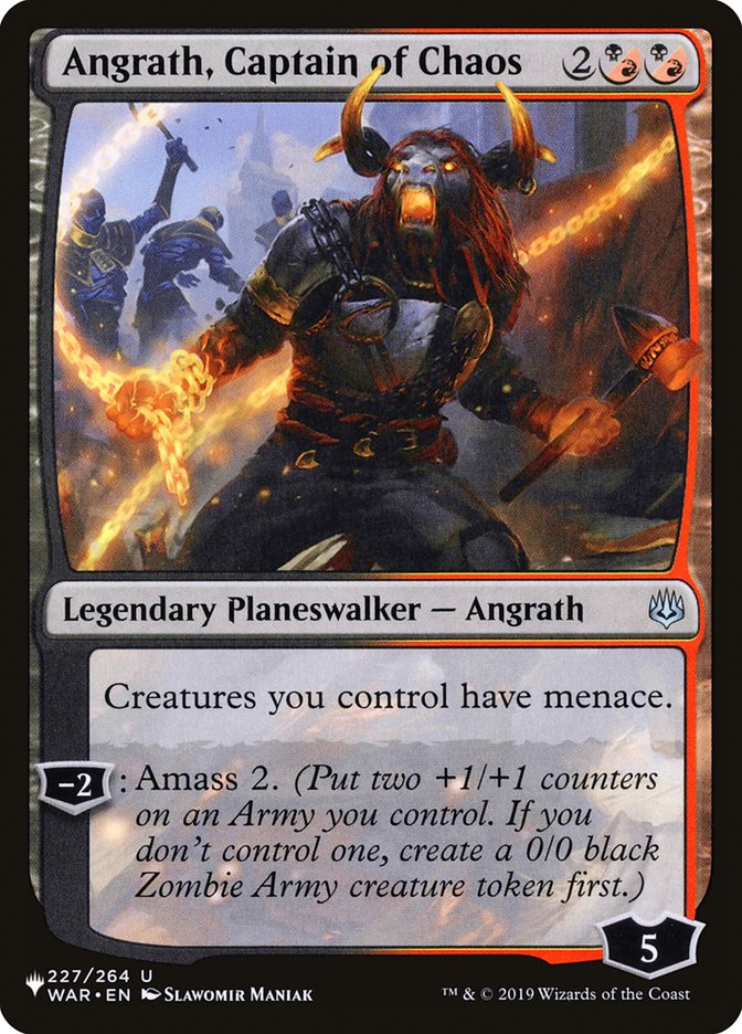 Angrath, Captain of Chaos [The List] | Chromatic Games