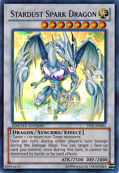 Stardust Spark Dragon [YF05-EN001] Ultra Rare | Chromatic Games