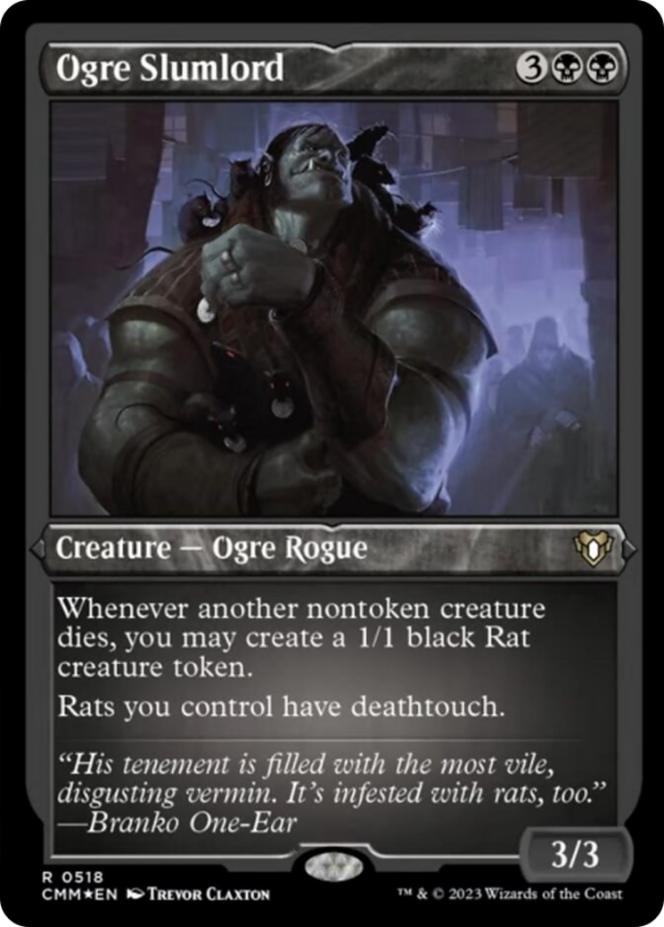 Ogre Slumlord (Foil Etched) [Commander Masters] | Chromatic Games