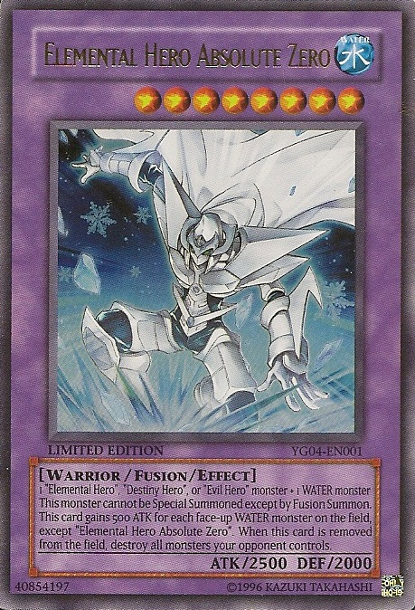 Elemental Hero Absolute Zero [YG04-EN001] Ultra Rare | Chromatic Games