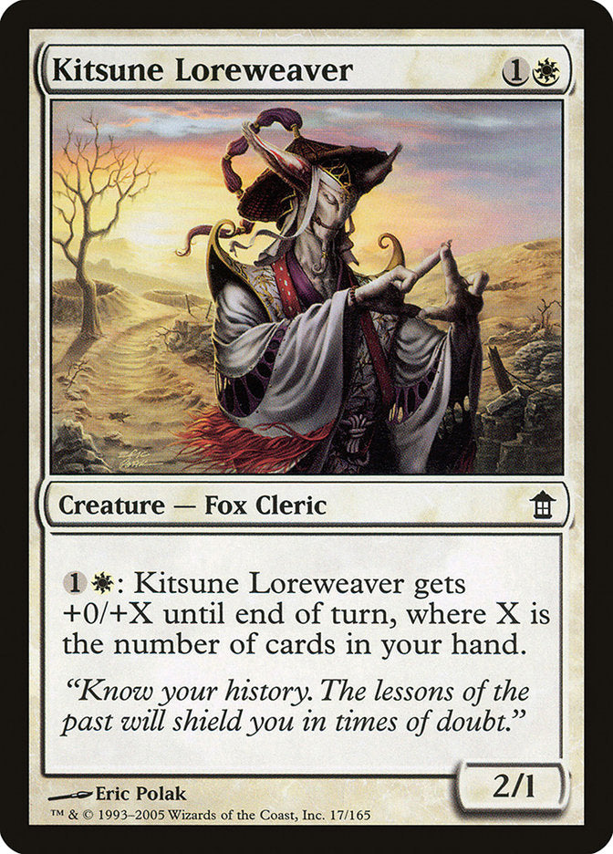 Kitsune Loreweaver [Saviors of Kamigawa] | Chromatic Games