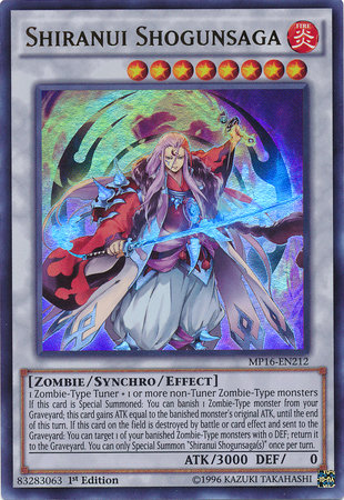 Shiranui Shogunsaga [MP16-EN212] Ultra Rare | Chromatic Games