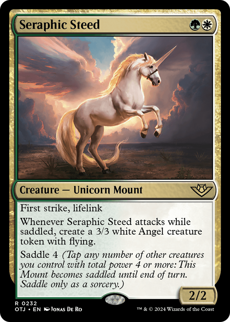 Seraphic Steed [Outlaws of Thunder Junction] | Chromatic Games