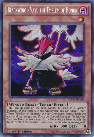 Blackwing - Vayu the Emblem of Honor [LC5D-EN118] Secret Rare | Chromatic Games