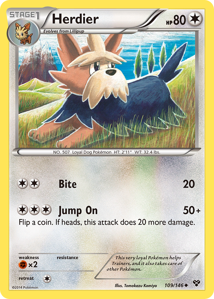 Herdier (109/146) [XY: Base Set] | Chromatic Games