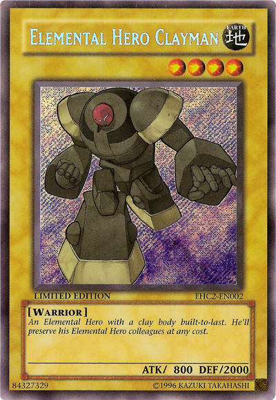 Elemental Hero Clayman [EHC2-EN002] Secret Rare | Chromatic Games