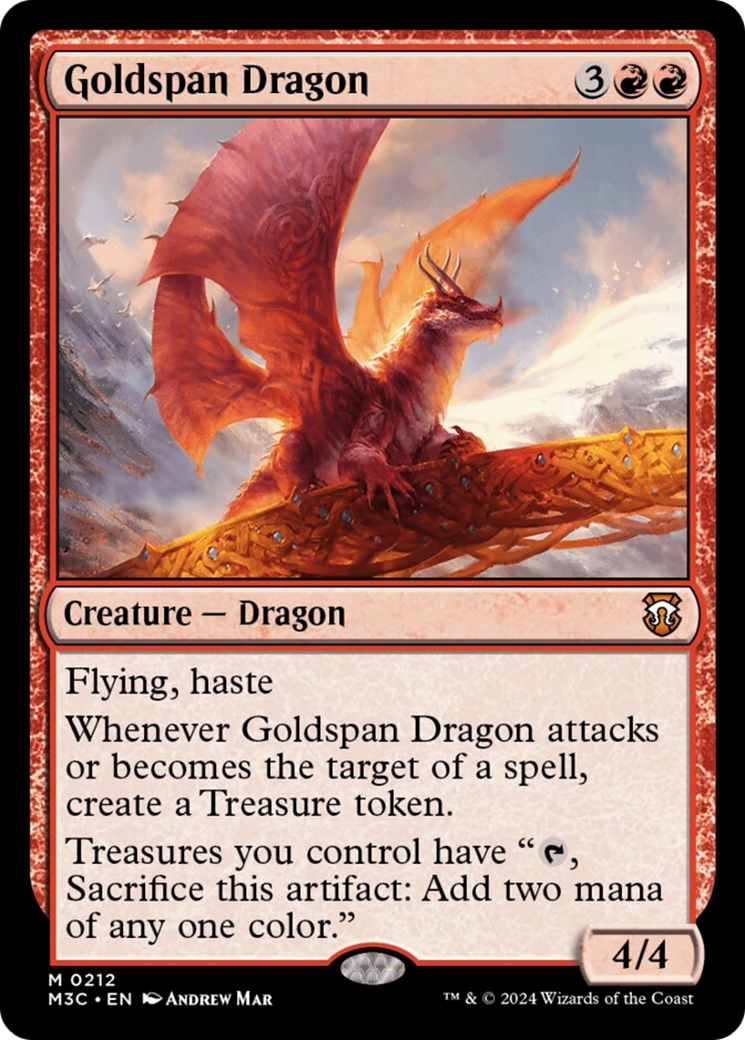 Goldspan Dragon [Modern Horizons 3 Commander] | Chromatic Games