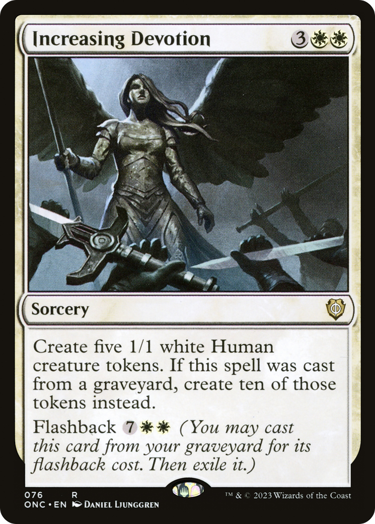 Increasing Devotion [Phyrexia: All Will Be One Commander] | Chromatic Games