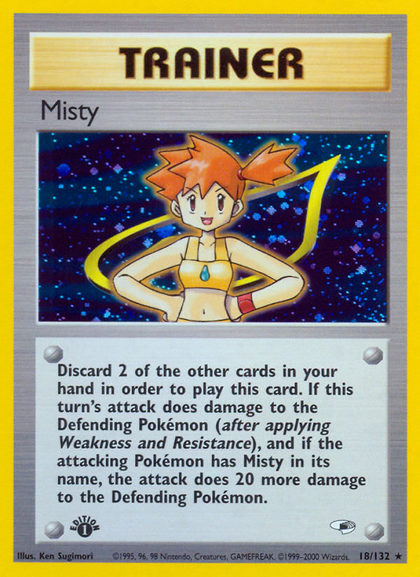 Misty (18/132) [Gym Heroes 1st Edition] | Chromatic Games